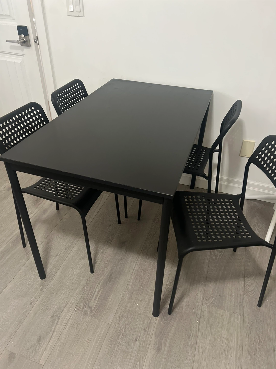 IKEA Dining Table and 4 Chairs,delivery for a fee