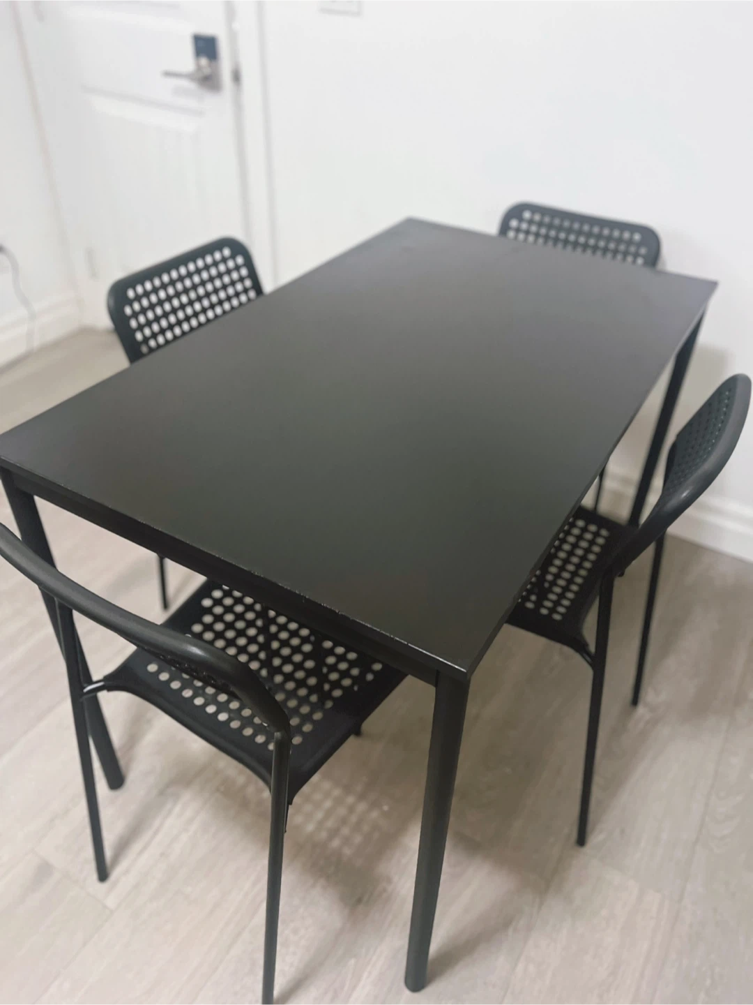 IKEA Dining Table and 4 Chairs,delivery for a fee - photo 3