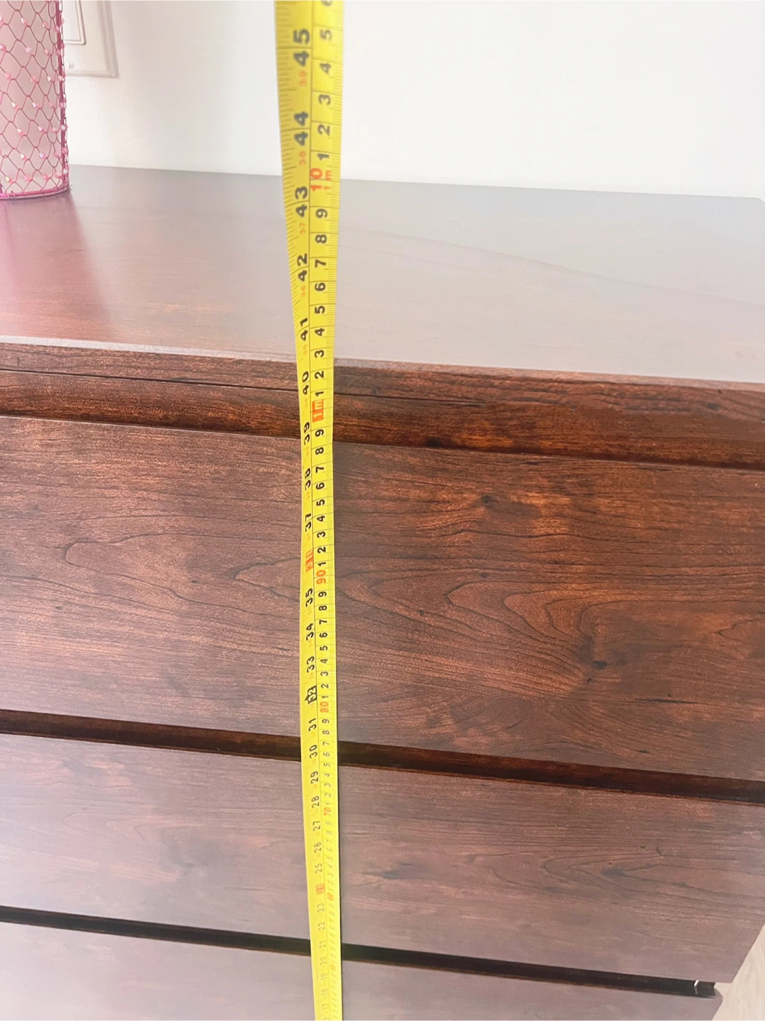 Dark Wood 4-Drawer Dresser - photo 5