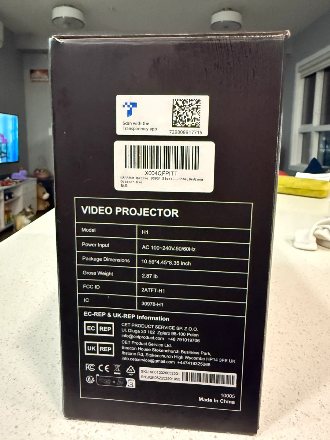 Happrun H1 Video Projector - photo 3