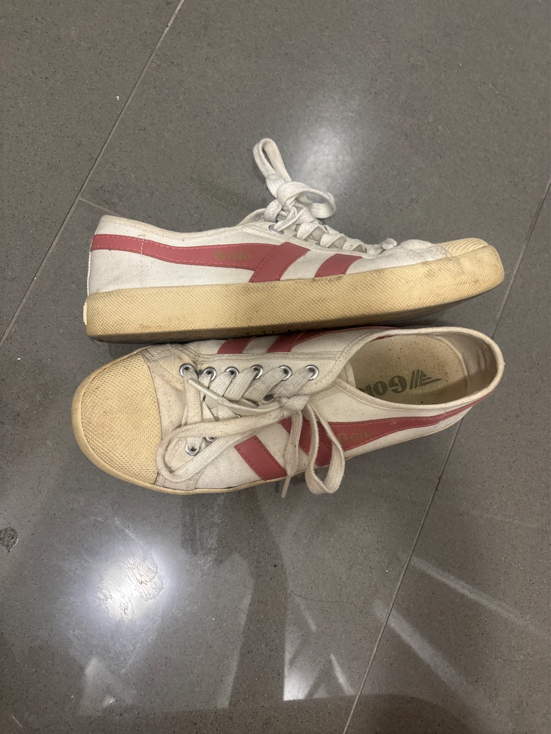 Gola Sneakers - White/pink