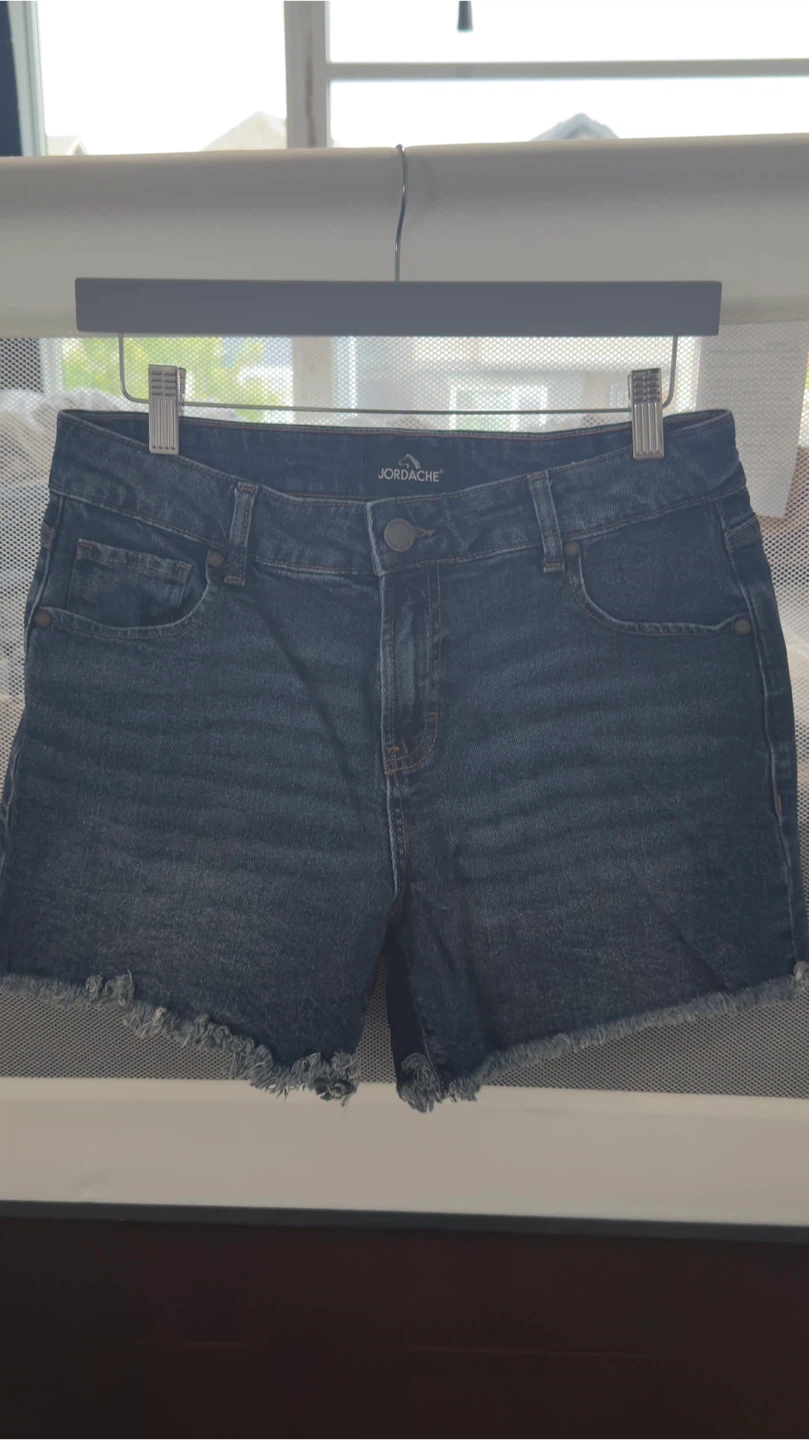 Branded Denim Shorts - photo 5
