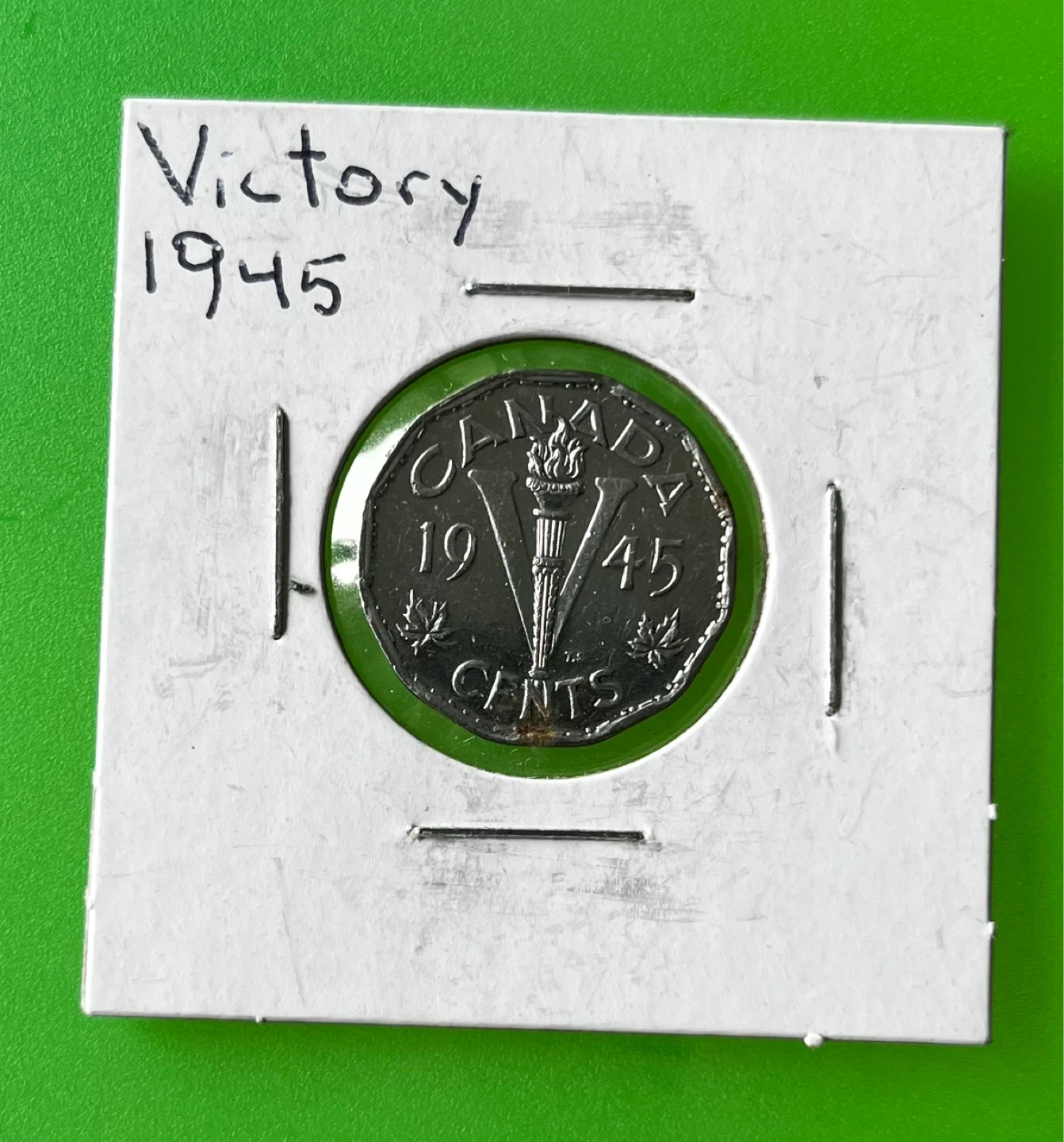Vintage 1945 Canada Victory Nickel Coin - photo 3