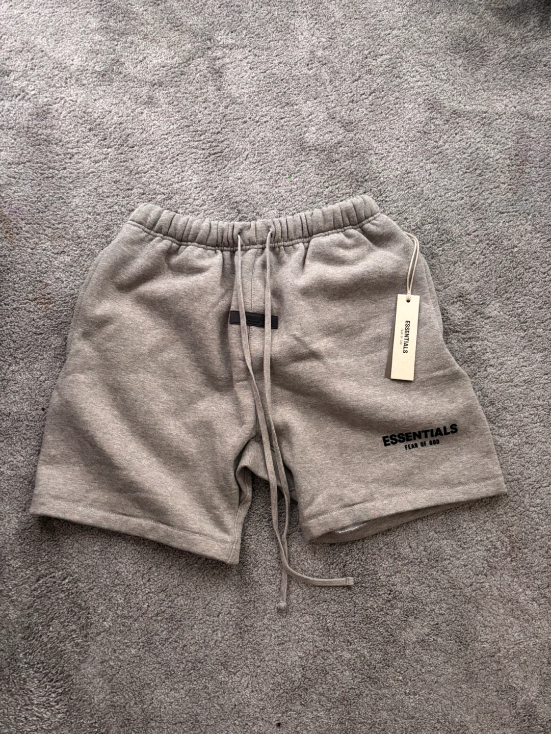ESSENTIALS Fear of God Grey Sweat Shorts