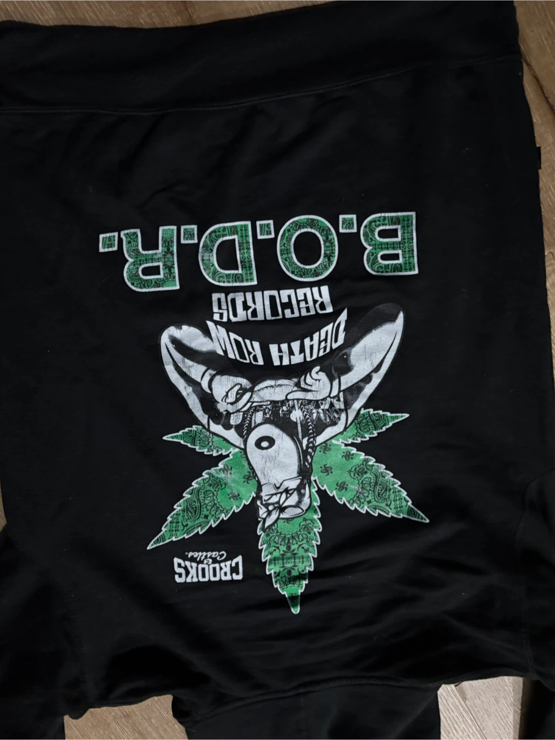 Crooks Castles x Death Row Records B.O.D.R Hoodie - photo 2