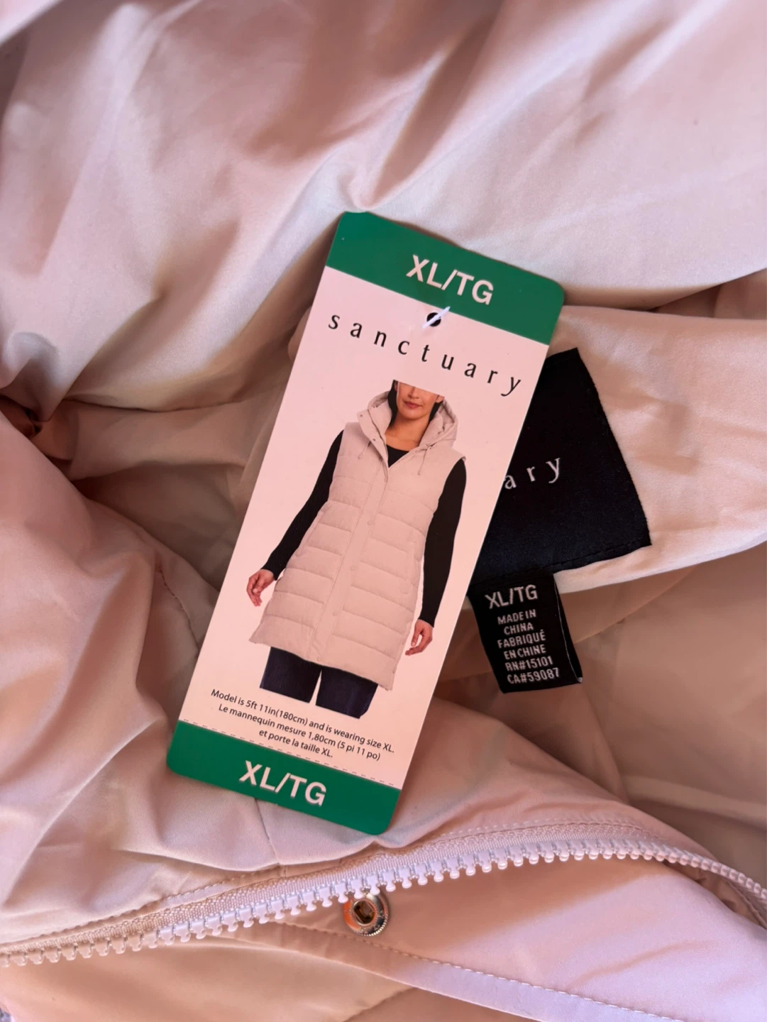 Ladies Sanctuary Puffer Vest XL/TG - photo 2