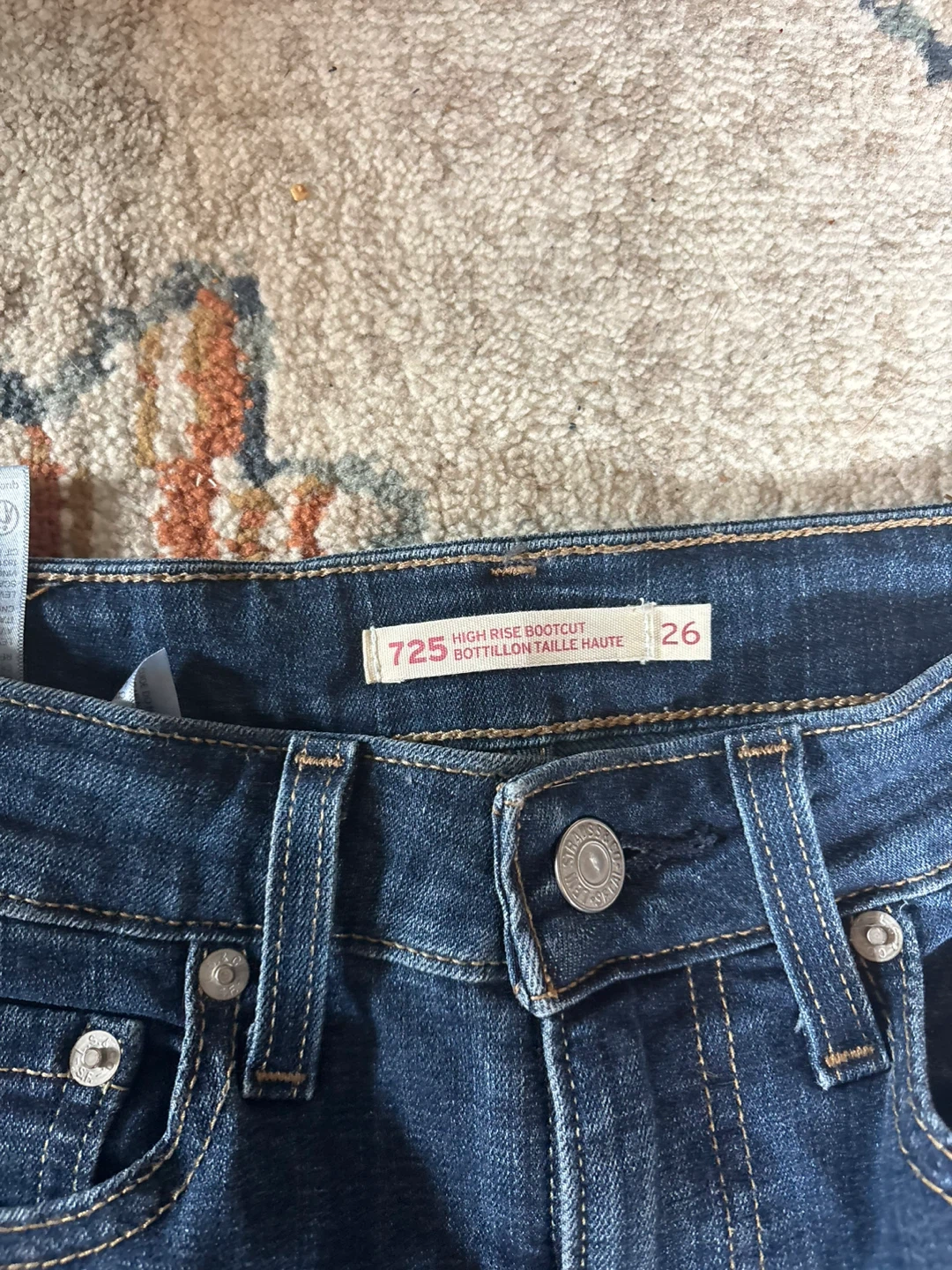 Levi's 725 High Rise Bootcut Jeans - photo 2