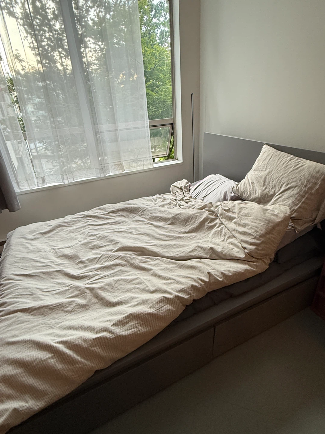 FREE IKEA MALM High Bed Frame with 2 Storage Boxes