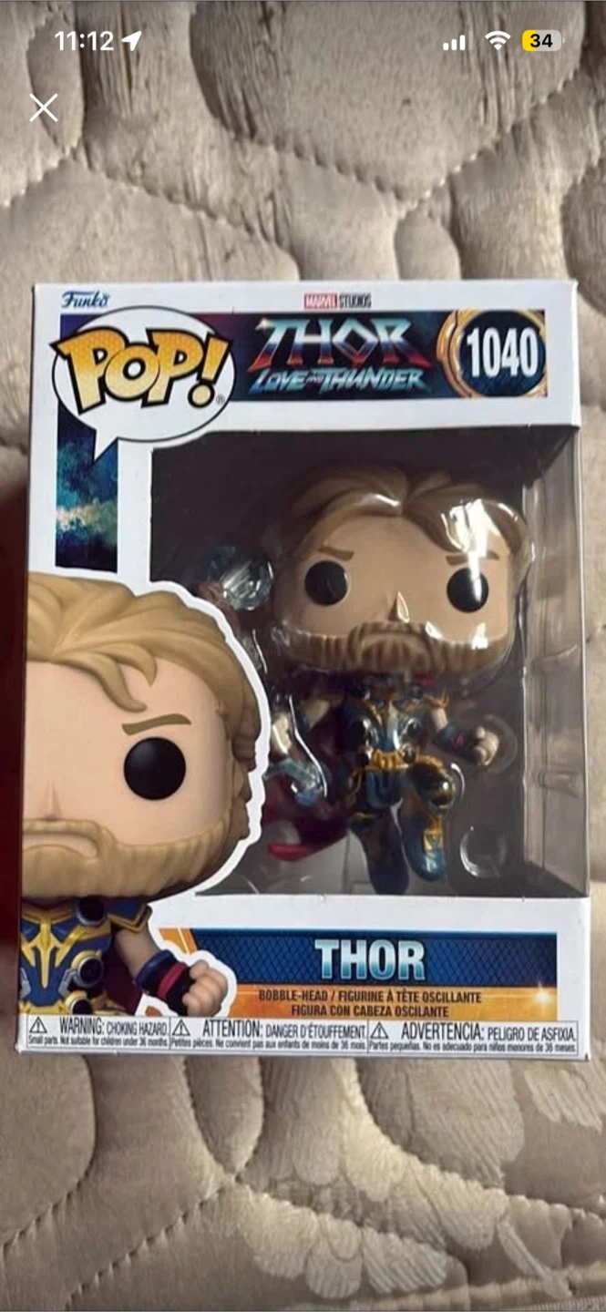 Funko Pop! Thor Love and Thunder 1040 Bobble-Head