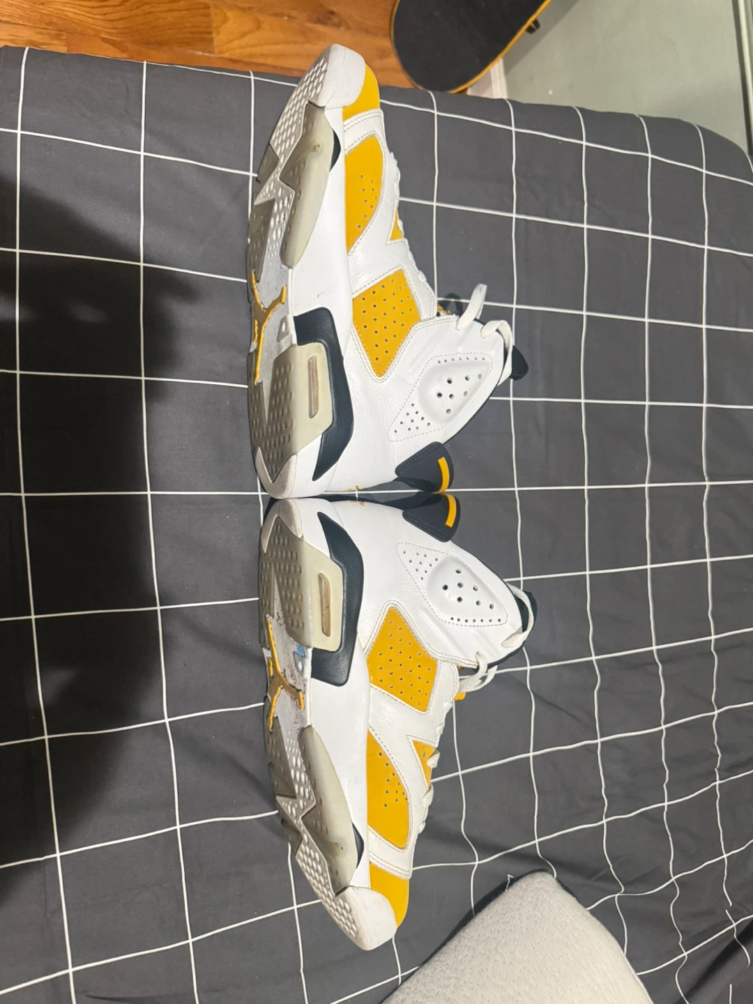 Air Jordan 6 Retro 'Brazil World Cup' Sneakers - photo 2