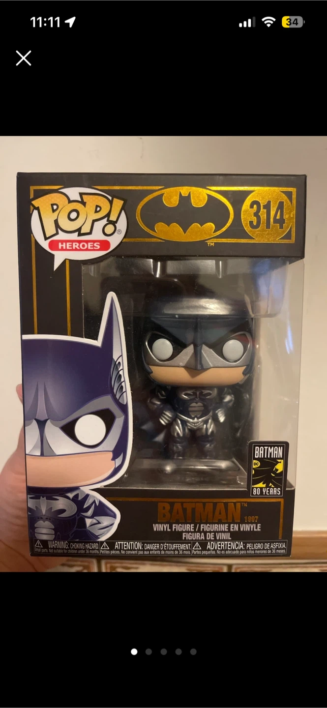 Funko Pop! Heroes Batman Vinyl Figure #314