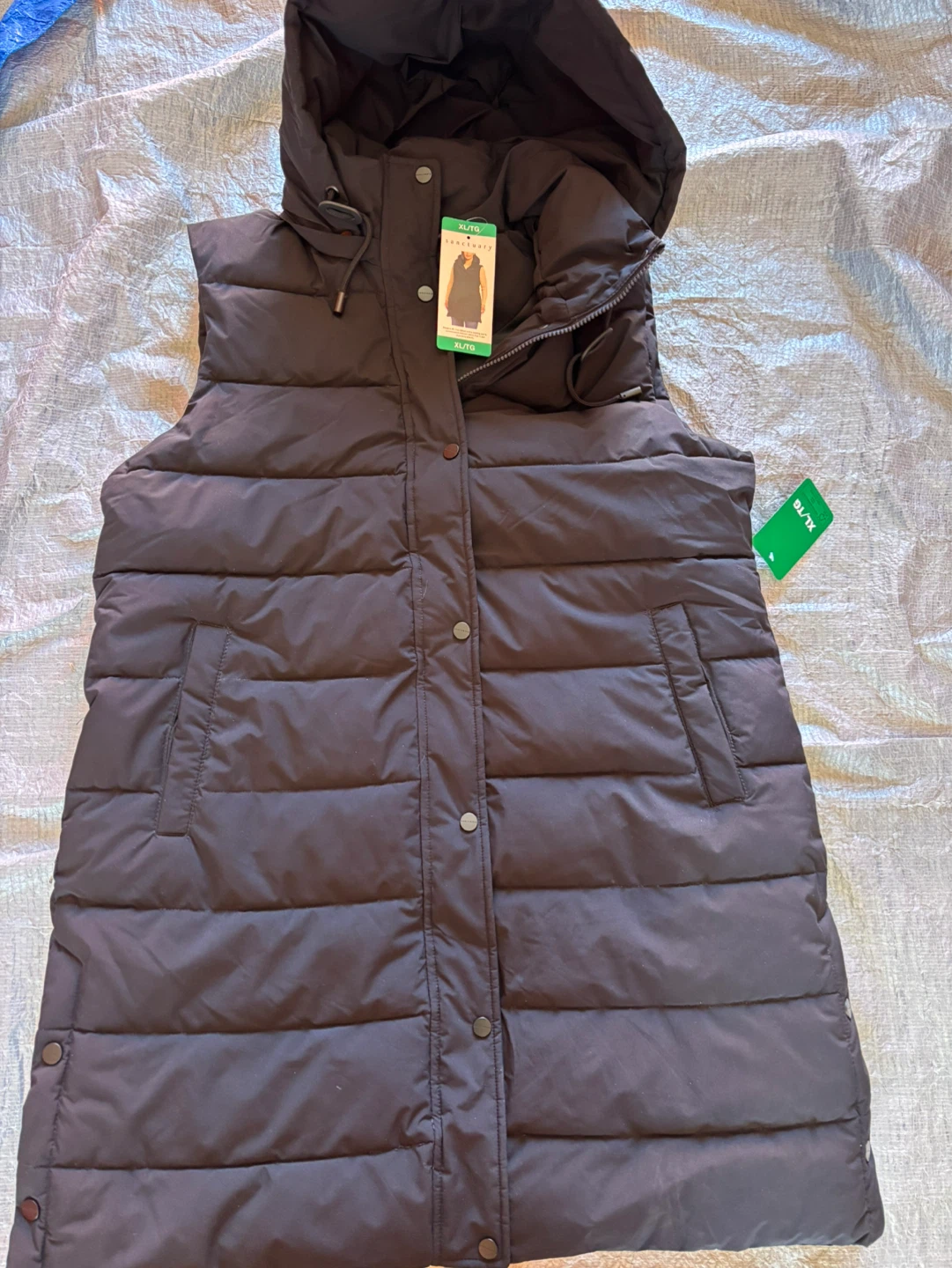 Ladies long Sanctuary Women's Puffer Vest XL