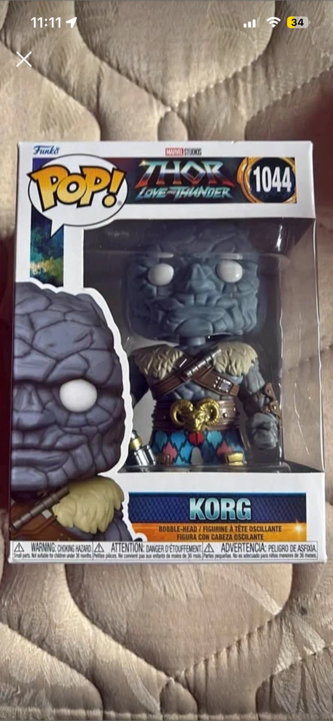 Funko Pop! Marvel Thor Love and Thunder Korg #1044
