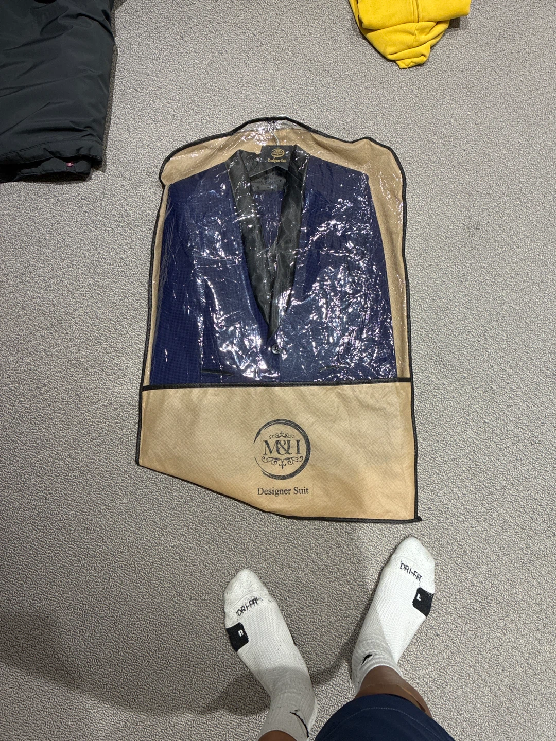 M&H "Designer Suit" Blue Suit with Vest and Pants 3 peice kids