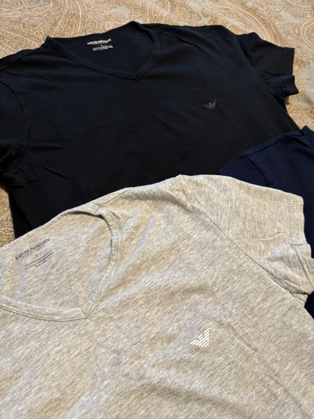 Emporio Armani V-Neck T-Shirts (Size S) - photo 2