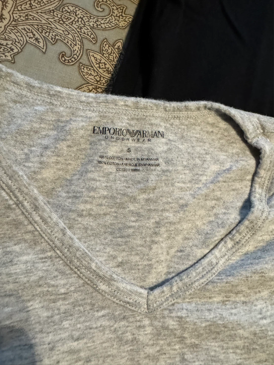 Emporio Armani V-Neck T-Shirts (Size S) - photo 3