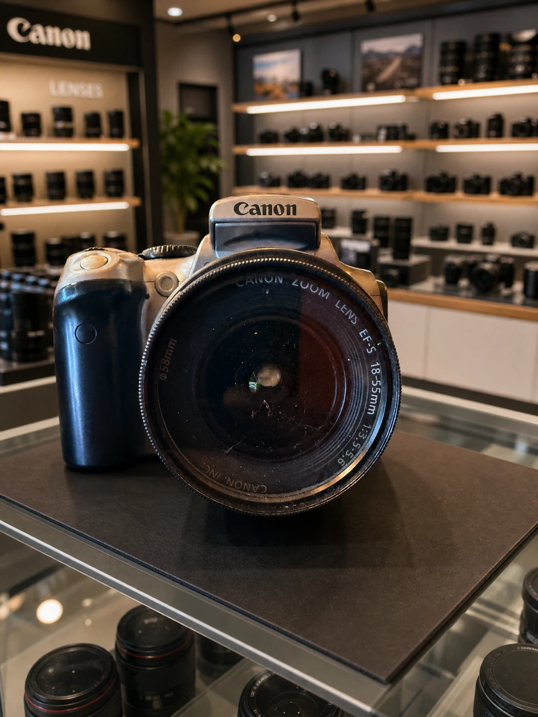 Canon EOS Rebel Camera with 18-55mm Lens