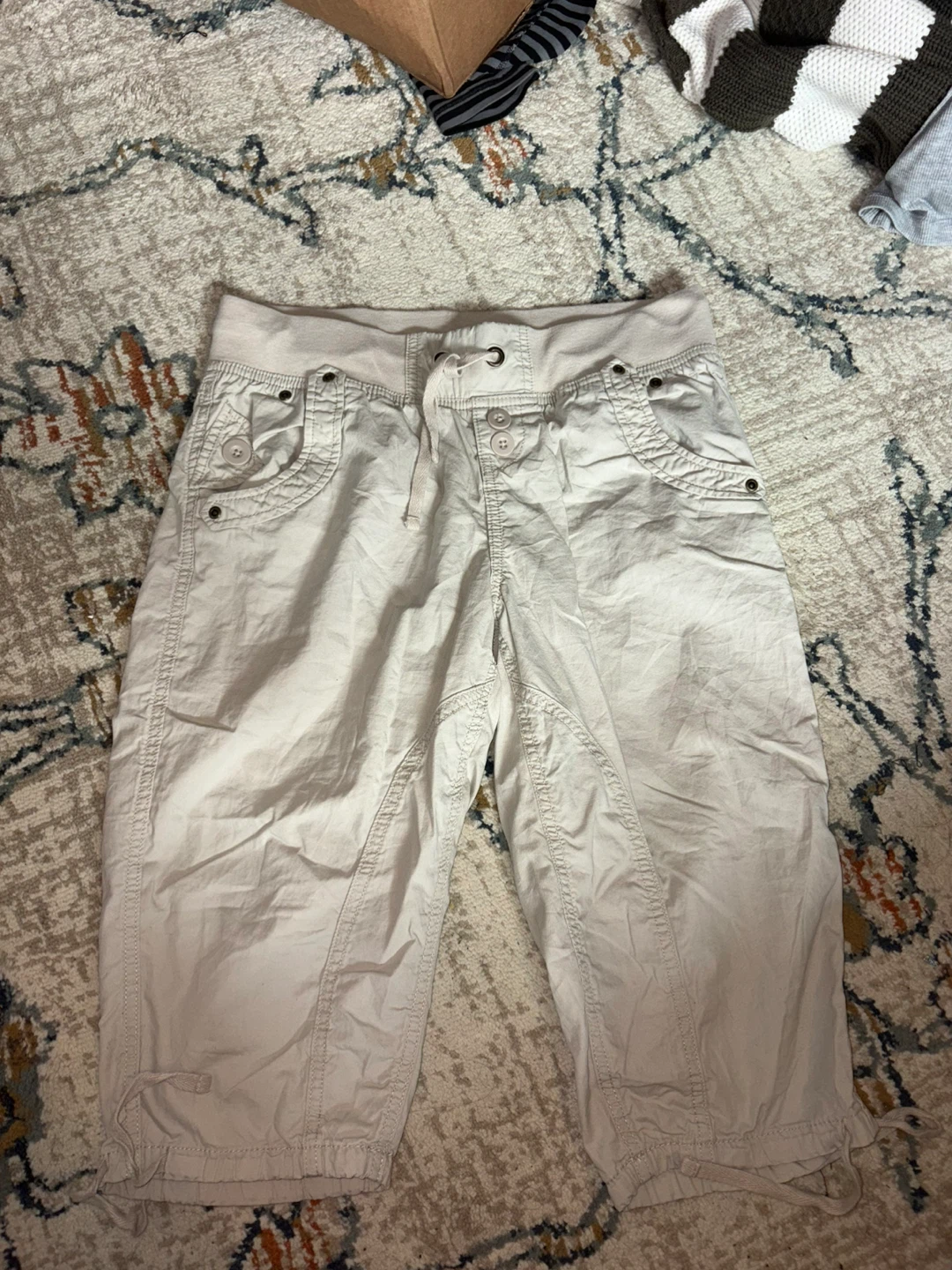 Beige Capris