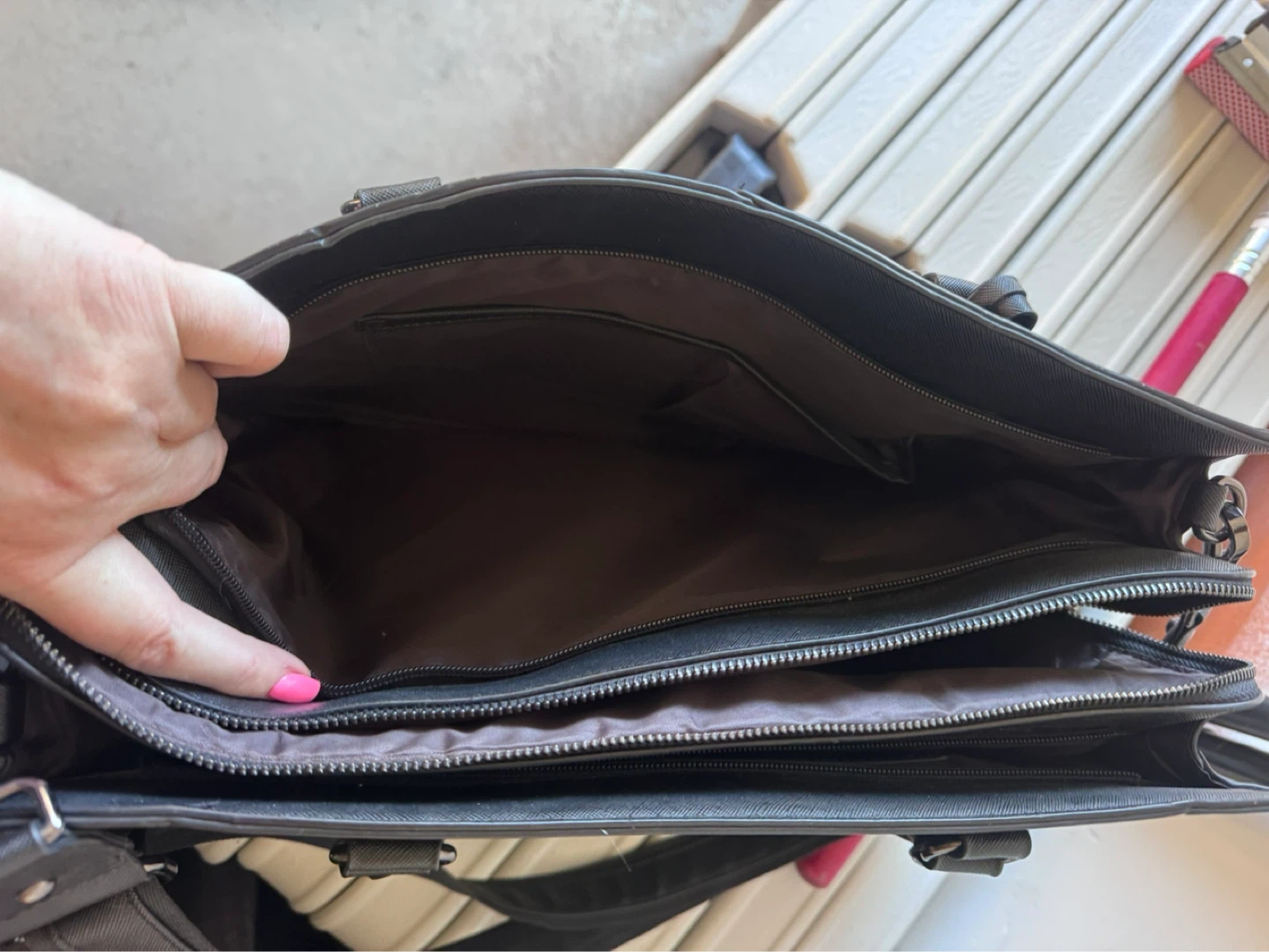Marino Italian Leather Briefcase - photo 5