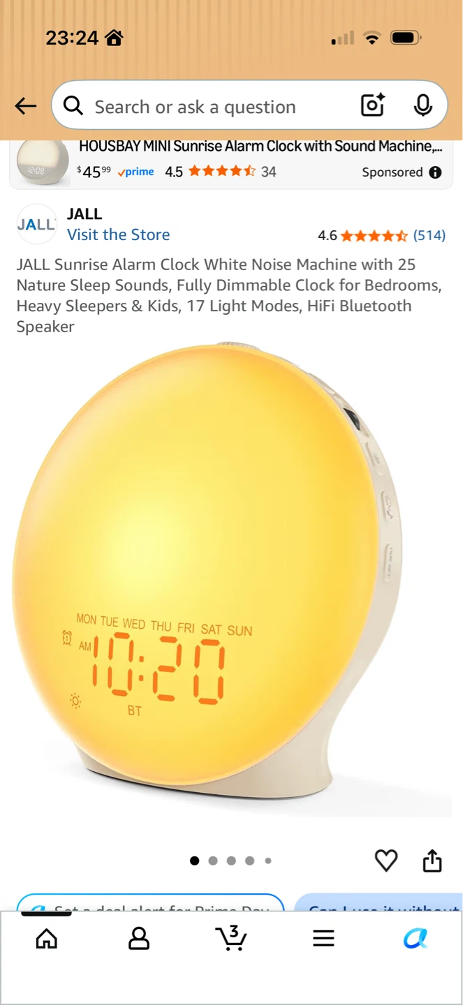 JALL Sunrise Alarm Clock