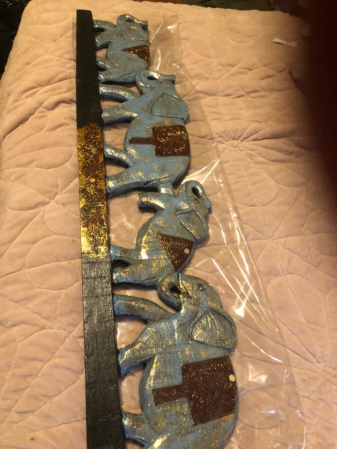 Wooden Elephant Wall Decor NEW never hung - photo 5