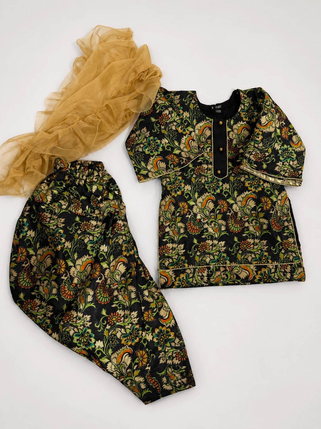 Kids Kurta Shalwar Suit with Dupatta
