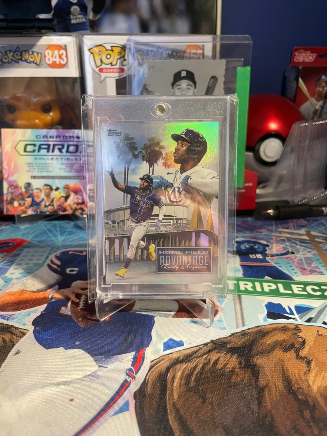Randy Arozarena Home Field Advantage case hit baseball card