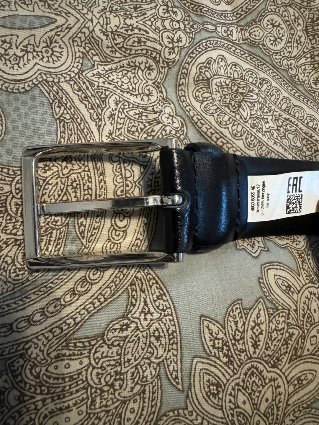 Hugo Boss Black Men's Leather Belt (Size 34) - photo 4