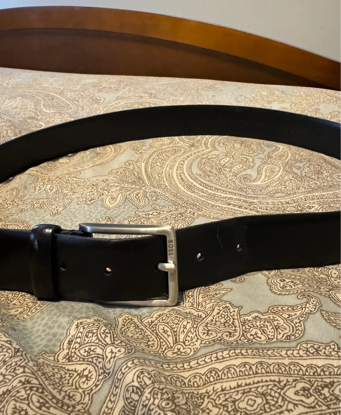 Hugo Boss Black Men's Leather Belt (Size 34) - photo 2