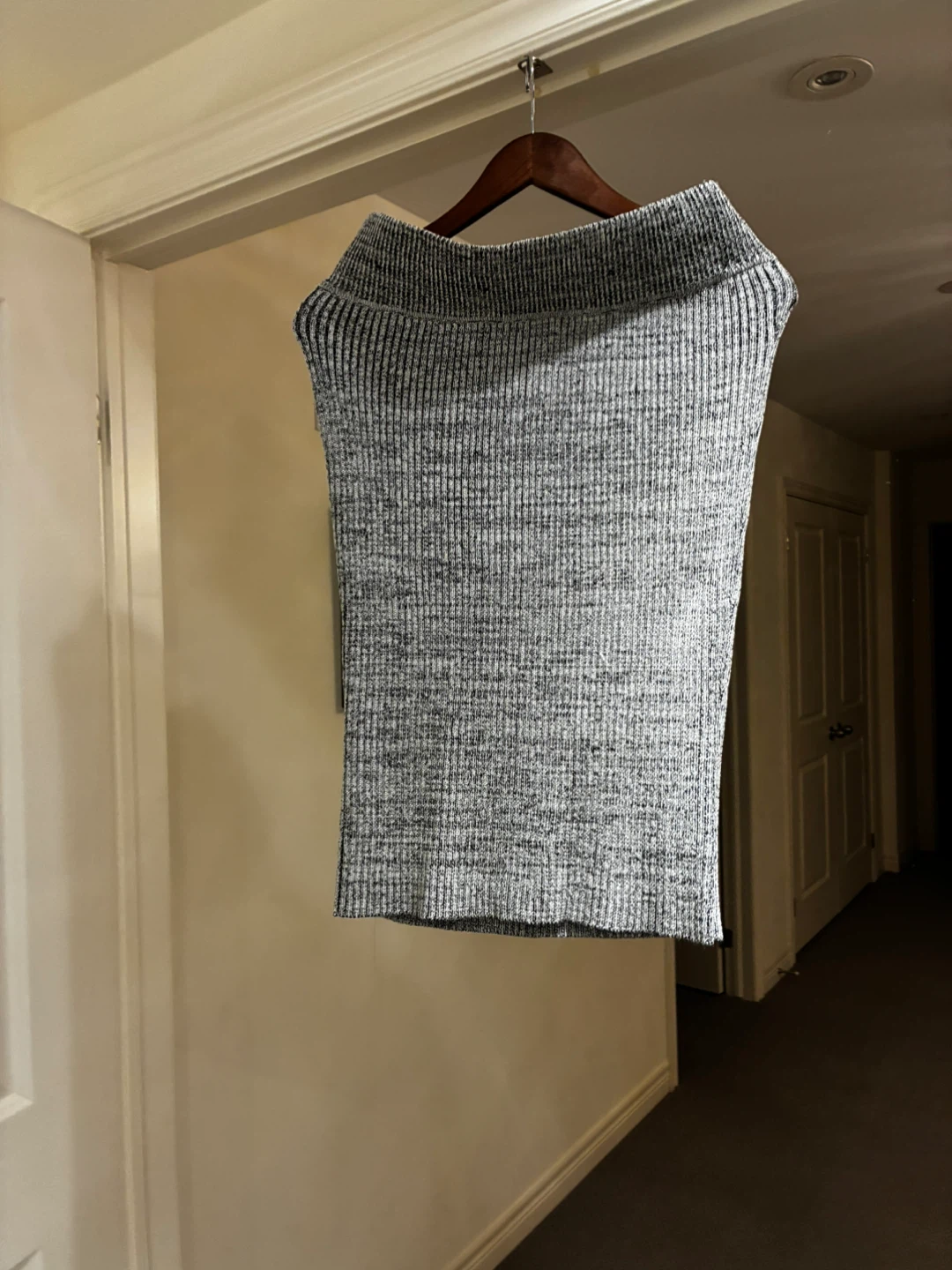 Dynamite Grey Knit Sweater Dress - photo 2
