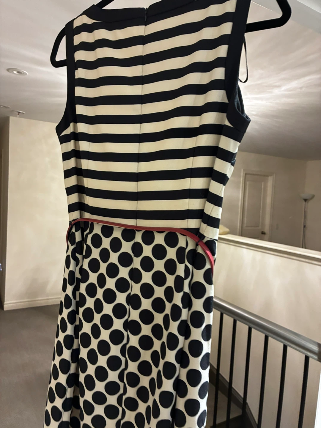 Cleo striped and polka dot dress