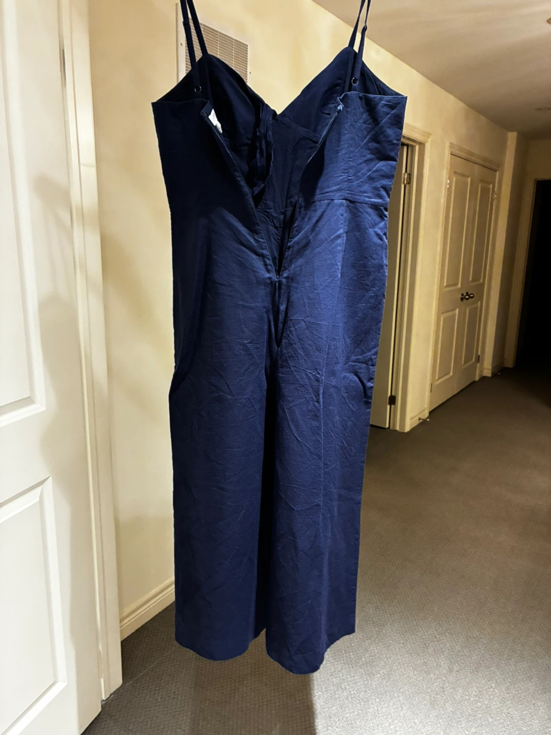 J. Crew Navy Blue Jumpsuit Size 8 - photo 2