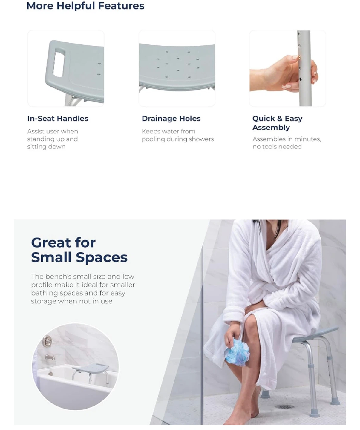 Drive Medical Shower Chair - photo 3