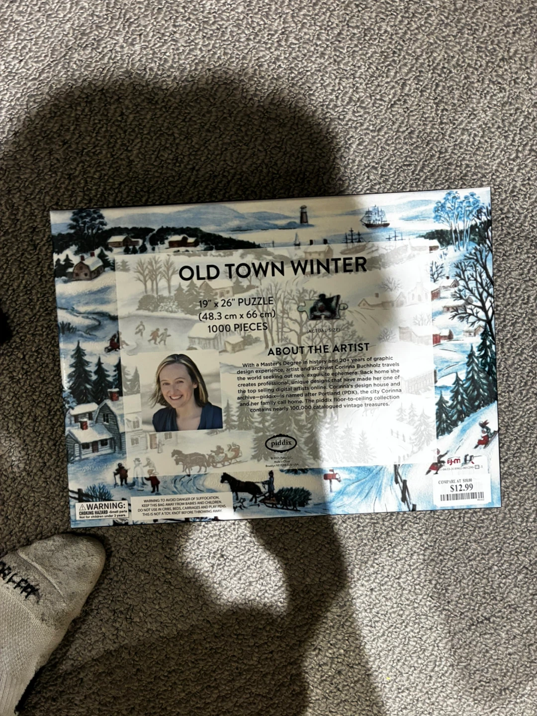 Old Town Winter 1000 Piece Puzzle