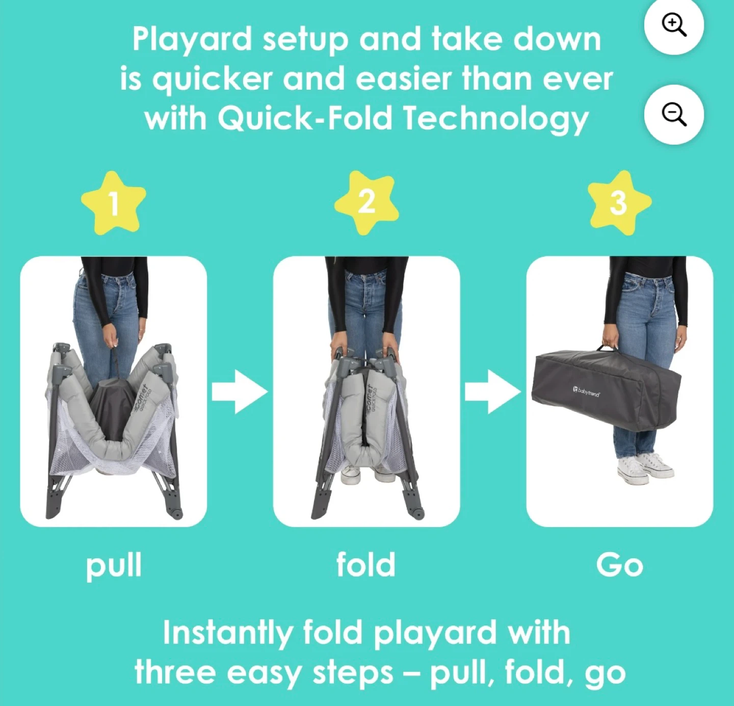 Baby Trend Comet Quick Fold Playard - photo 4