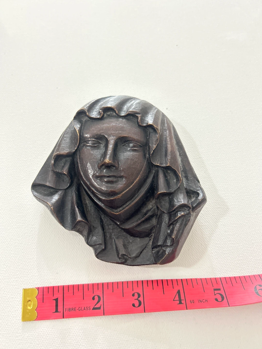 Vintage Carved Head Wall Plaque