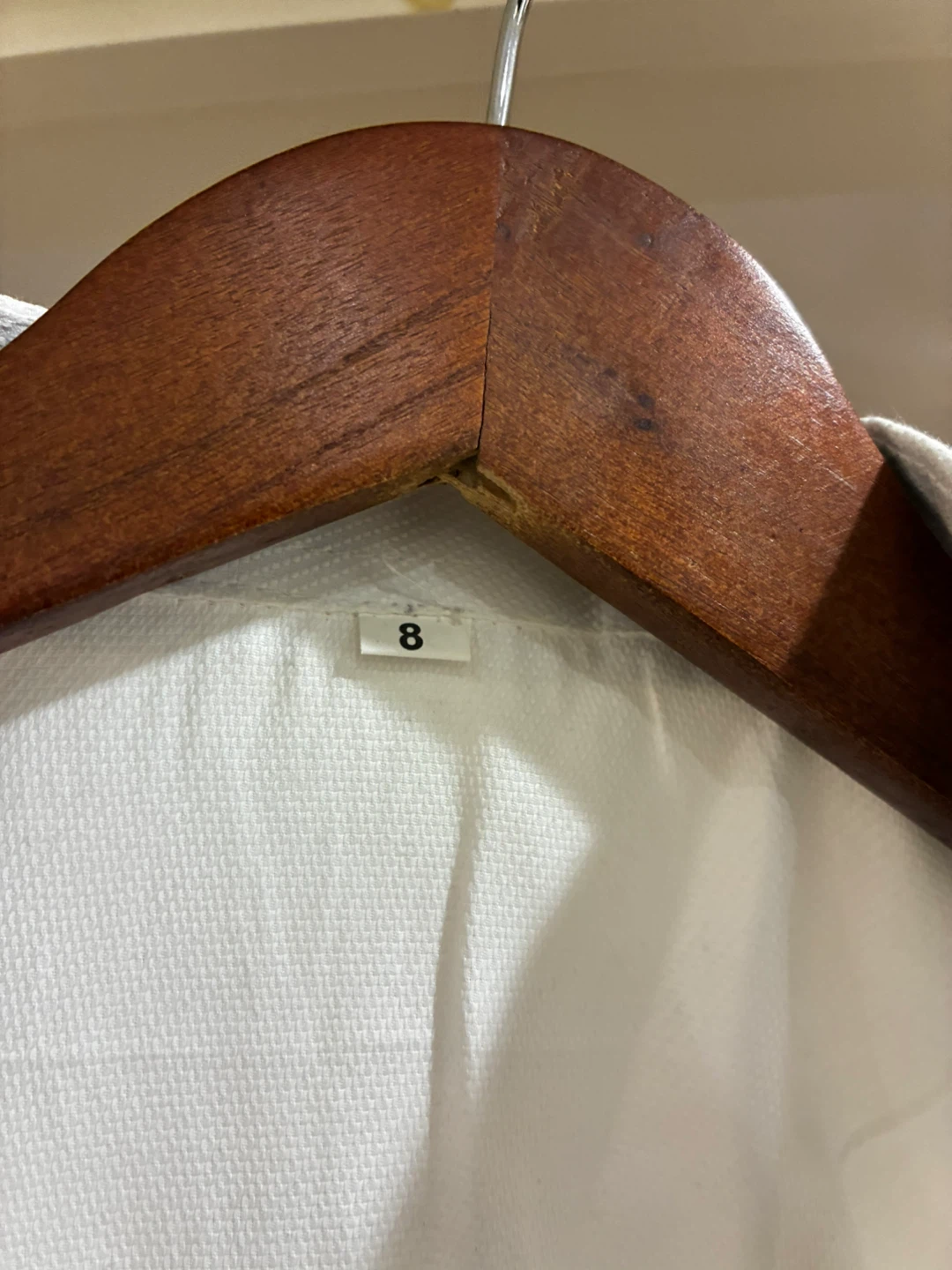White Long Sleeve Button-Up Shirt