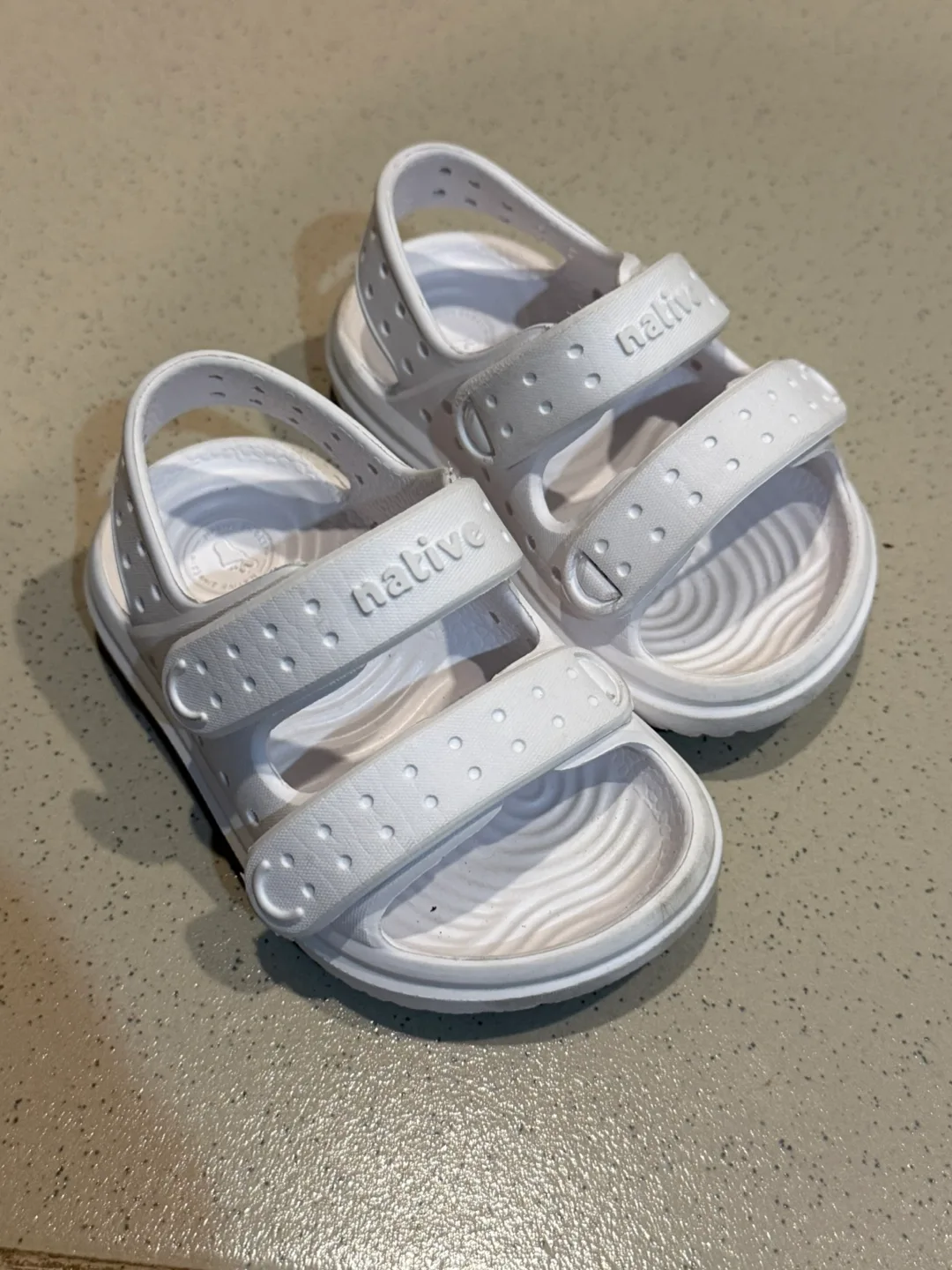 Native Kids White Sandals