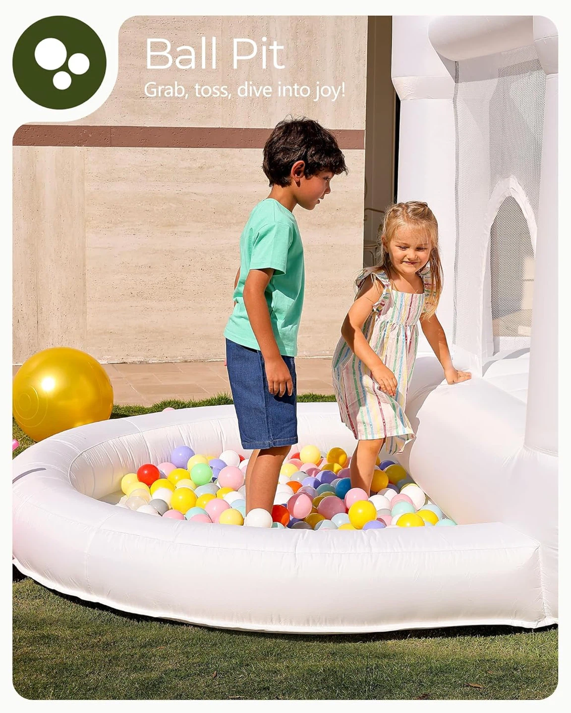 🔥 Brand New Kids Bounce House with Slide & Ball Pit - photo 4