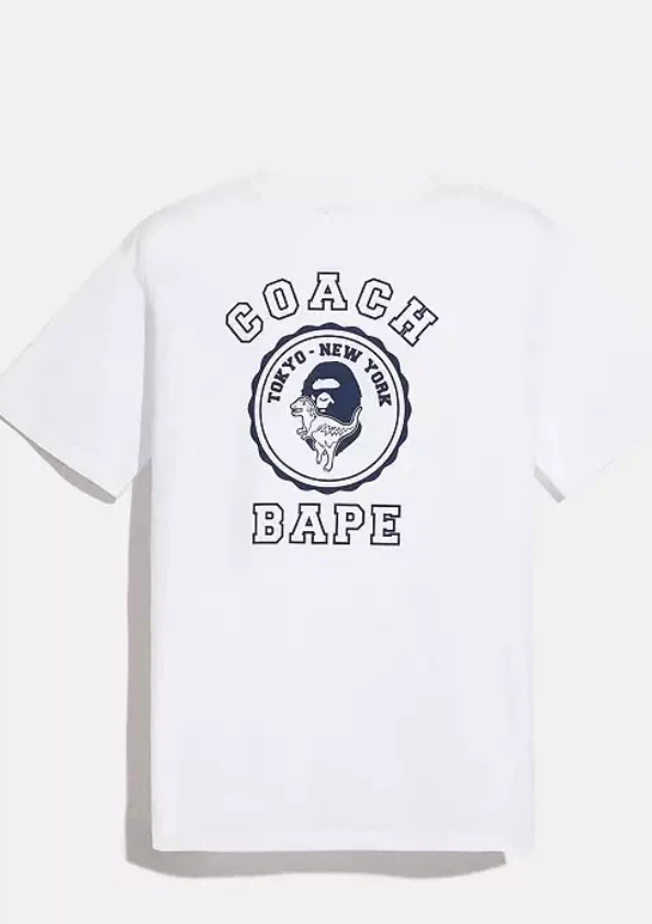 💙 Like New A BATHING APE x COACH T-Shirt Price Firm 💙