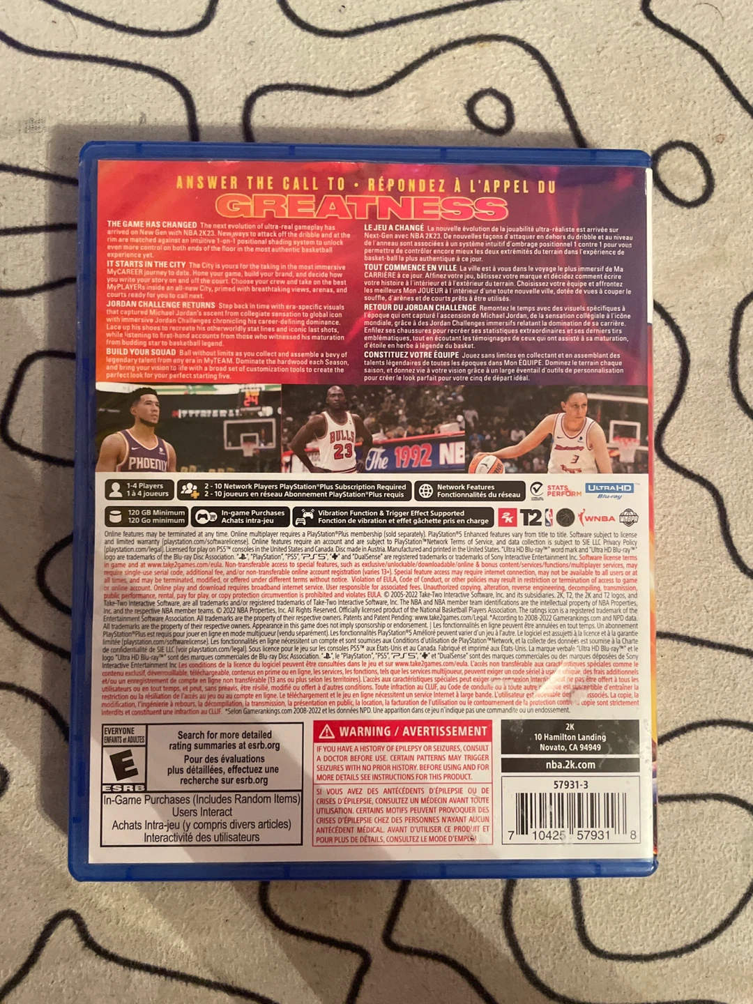 NBA 2K23 PS5 Video Game - photo 3
