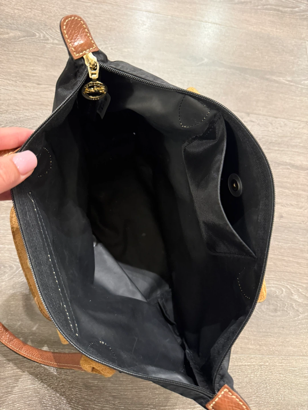 LONGCHAMP medium Le Pliage Original Tote Shoulder Bag black - photo 5