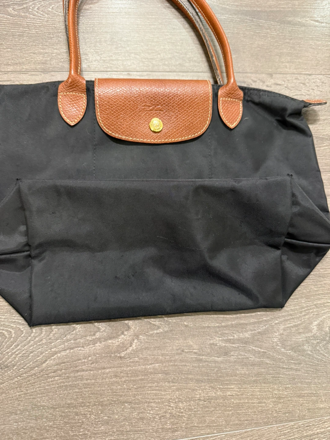 LONGCHAMP medium Le Pliage Original Tote Shoulder Bag black - photo 2
