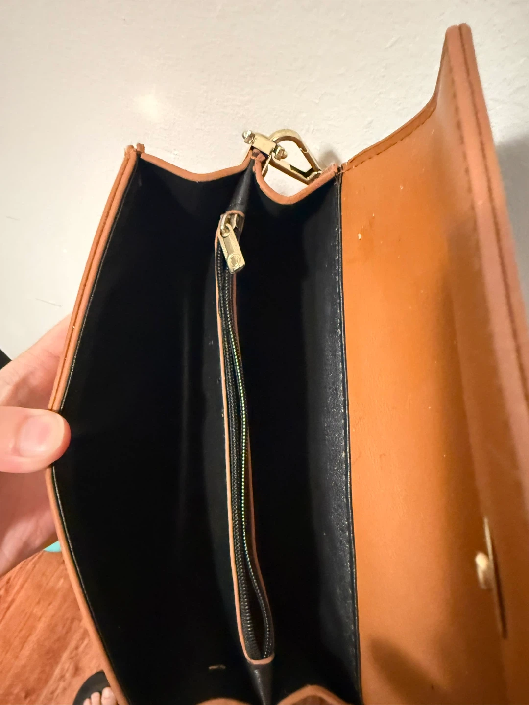 Tan and Black puzzle Crossbody Bag - photo 2