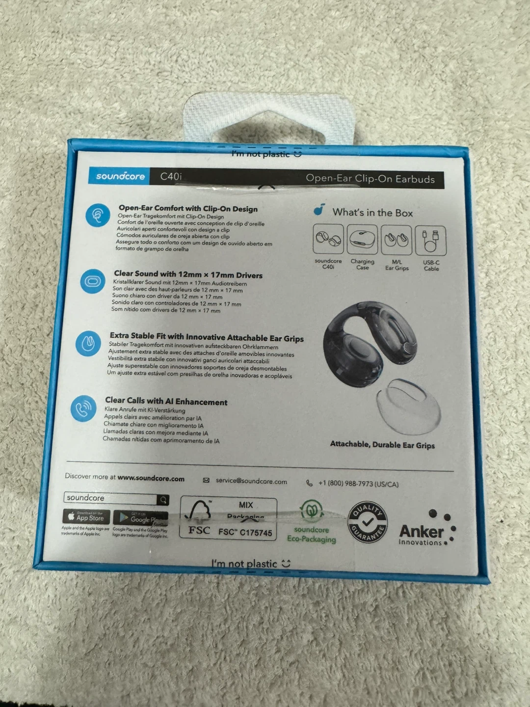 Soundcore C40i Open-Ear Clip-On Earbuds by Anker - photo 4
