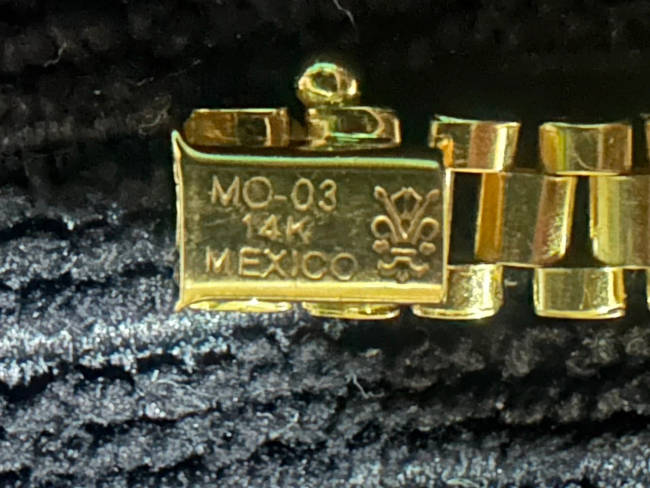 Gold necklace Rolex style - photo 2