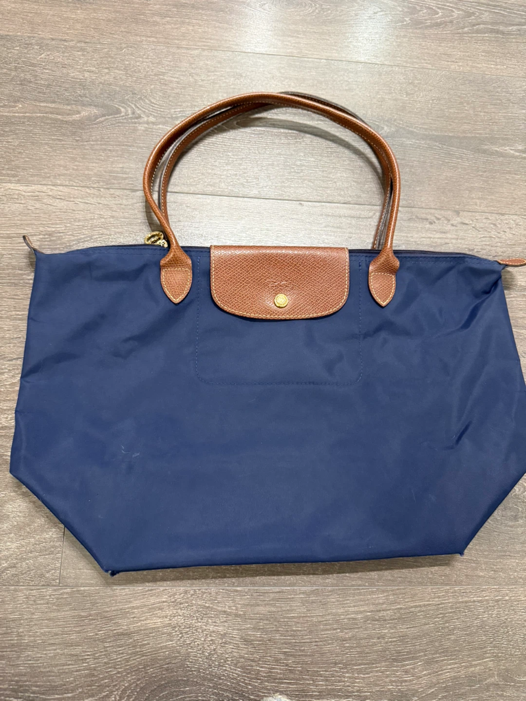 Longchamp Le Pliage Tote Bag - Navy Blue