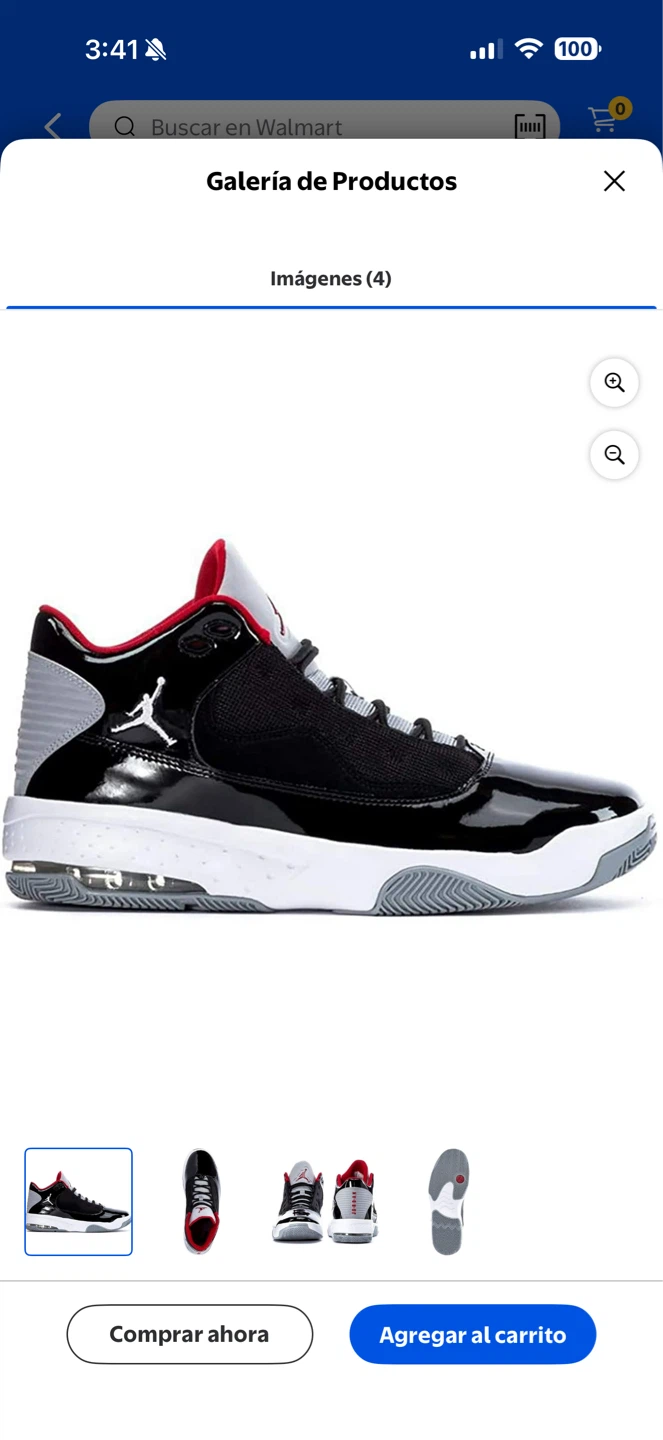 Air Jordan Men's Black Red Basketball Shoes
