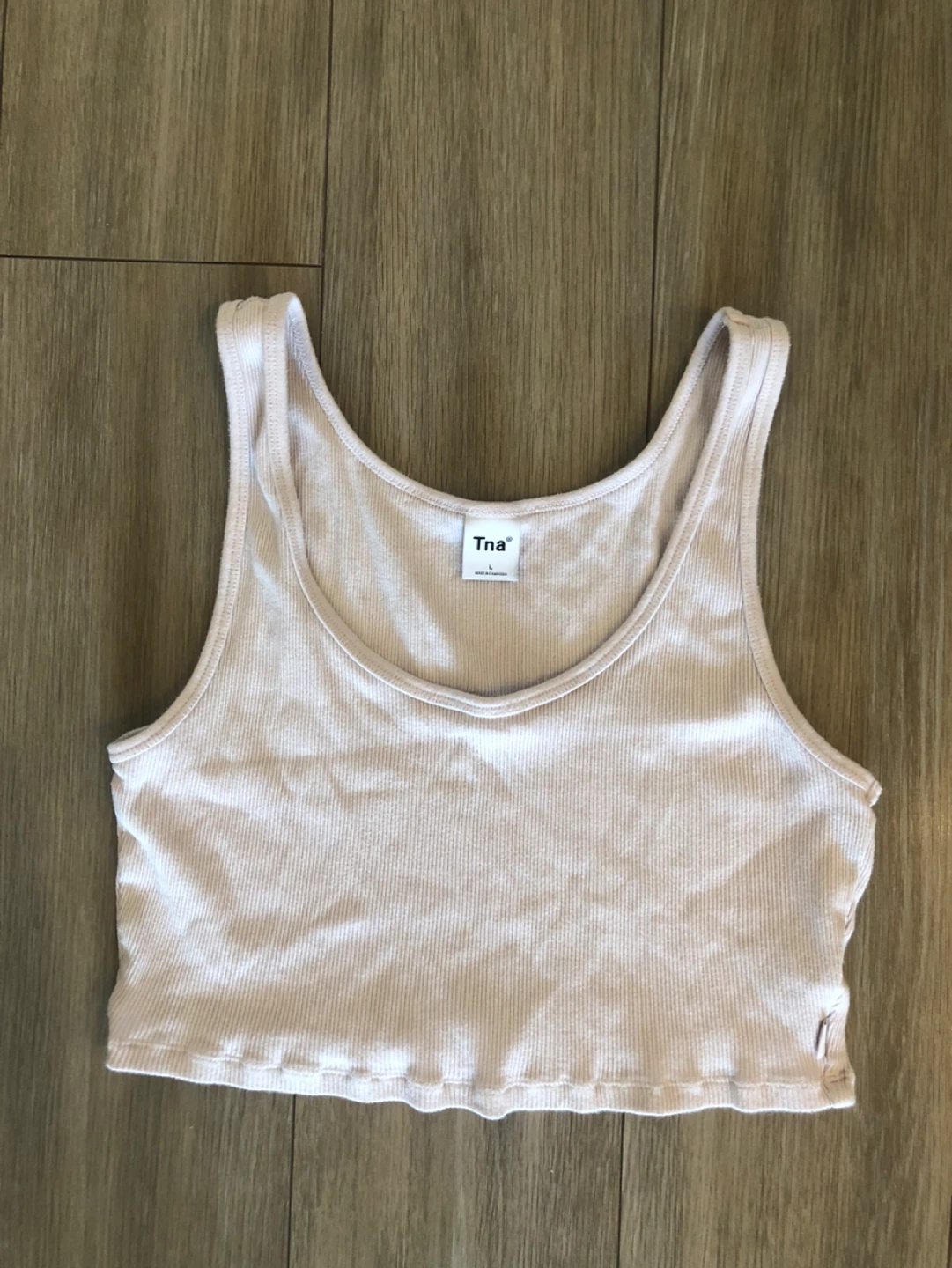TNA Crop Ribbed Tank L