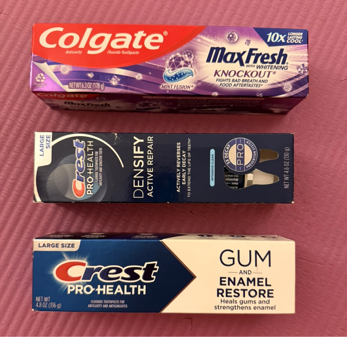 NEW✨Pack of 3 different Toothpaste